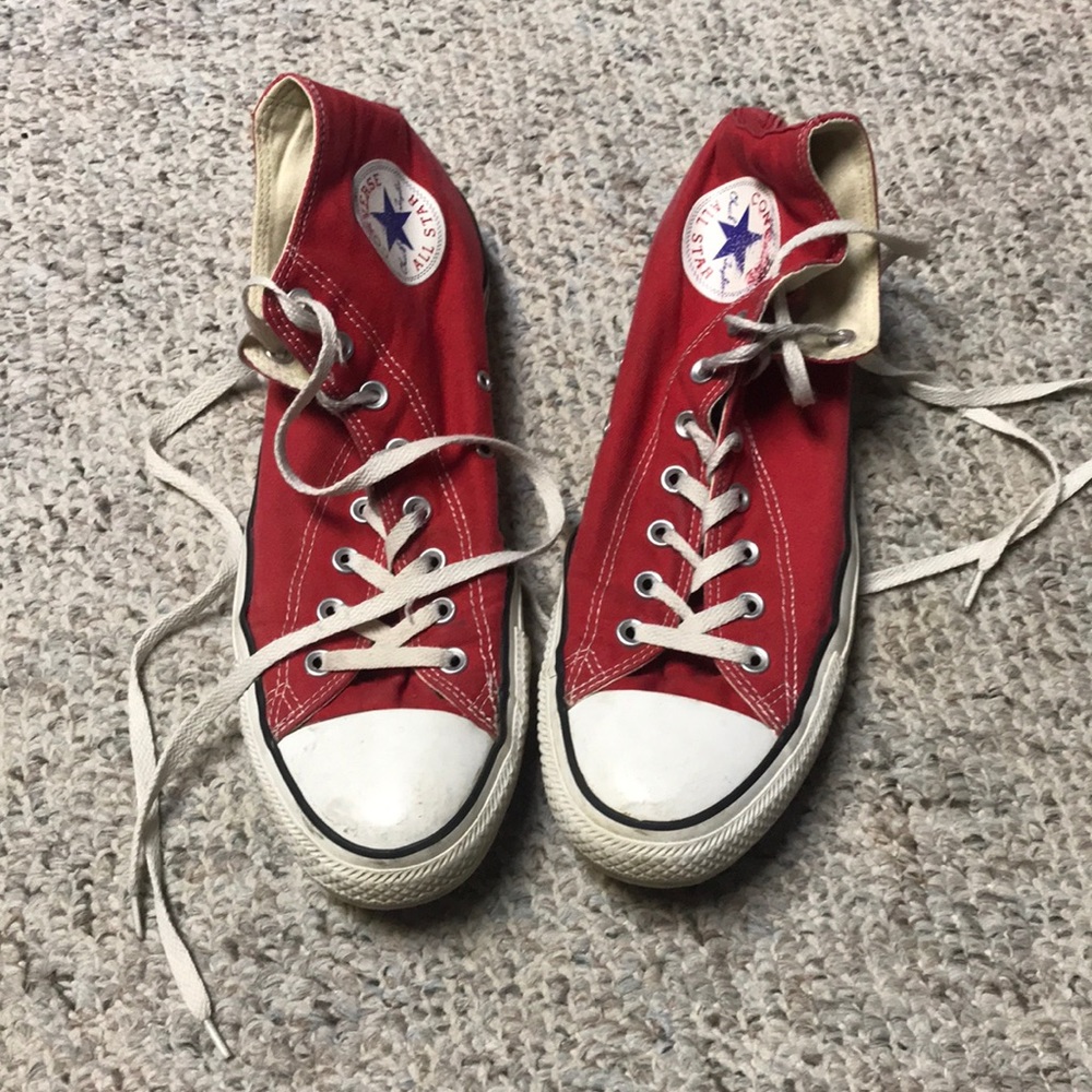 Classic Red Converse All Stars